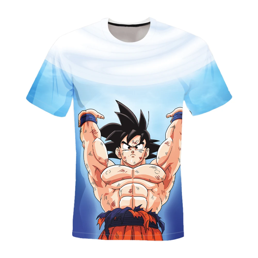 

Мужская летняя футболка с коротким рукавом 2021 Футболка с принтом мультяшного персонажа Топ Футболка модная одежда