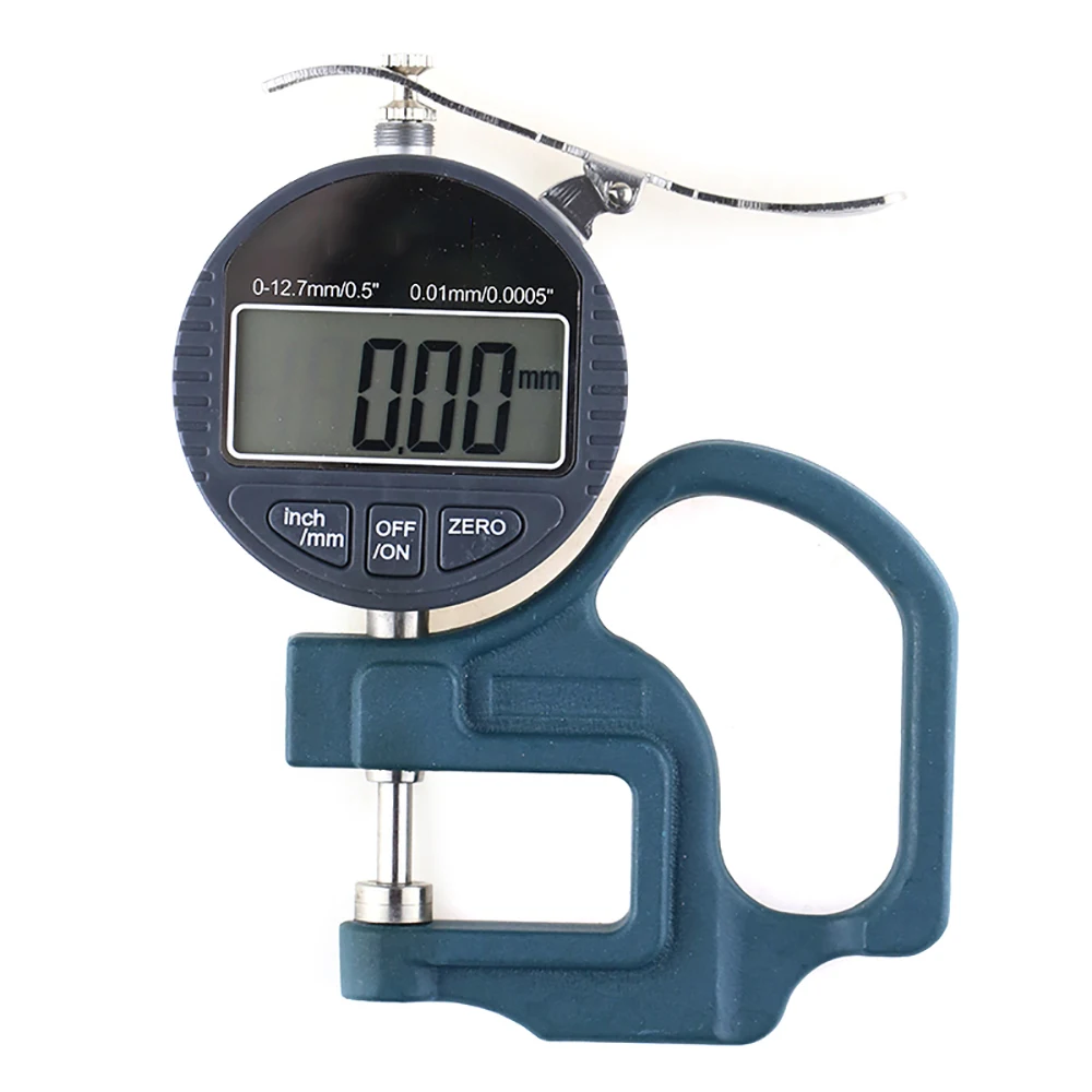 Electronic Micrometer Digital Thickness Meter Gauge 0.01mm Depth Tester for Paper Film Leather Thickness Measuring Tool