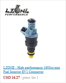 LZONE-4 шт. гоночный PQY топливный инжектор топ шапки адаптеры для RDX инжекторов к B16 B18 D16Z D16Y с PQY стикер JR-FIA01