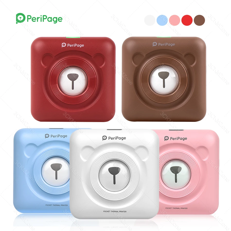 A6 термоэтикетка стикер для заметок Bluetooth принтер Peripage мини фото портативный