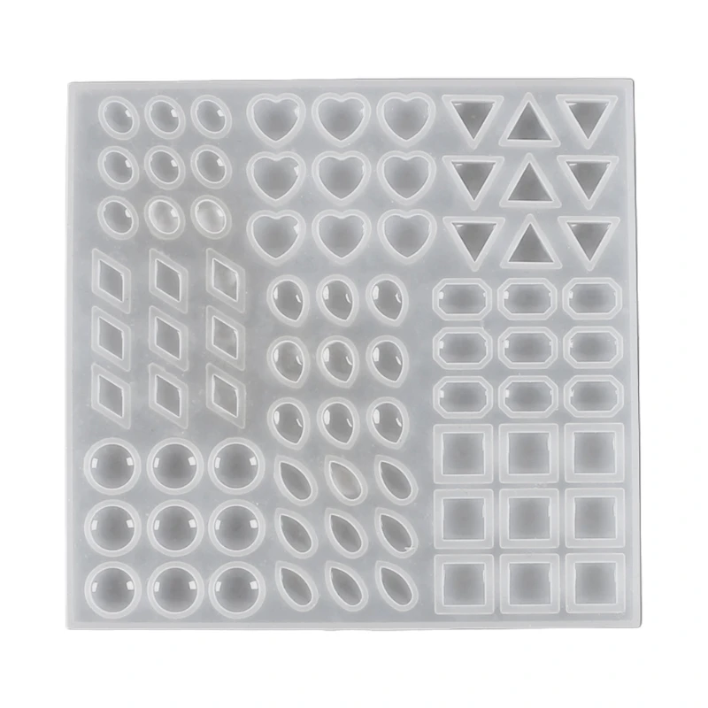 

DIY Crystal Epoxy Mould Gem Epoxy Mould Decorative Gem Love Drop etc. Epoxy Mould Durable and Soft Mold for Fish Decor