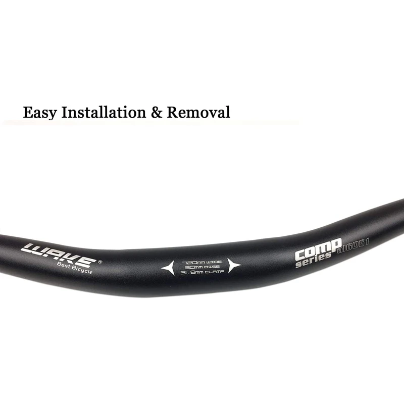 

Wake Mountain Bike Handlebar Aluminum Alloy Bicycle Riser Handlebar 720MM Bicycle Bars