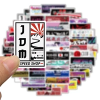103066pcs japan jdm racing car graffiti stickers for laptop motorcycle car bike skateboard luggage waterproof decal toys