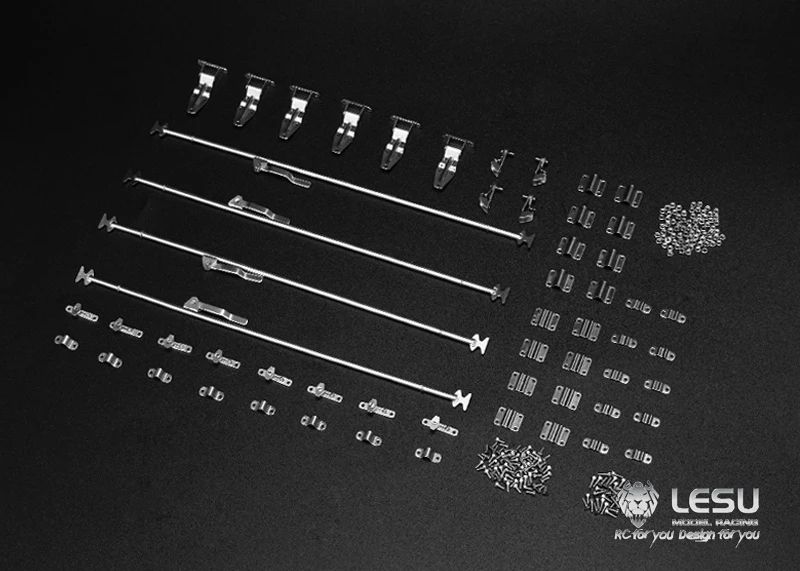 1/14 LESU игрушка модель металлический грузовик отсек дверной замок для DIY TAMITA Scania RC