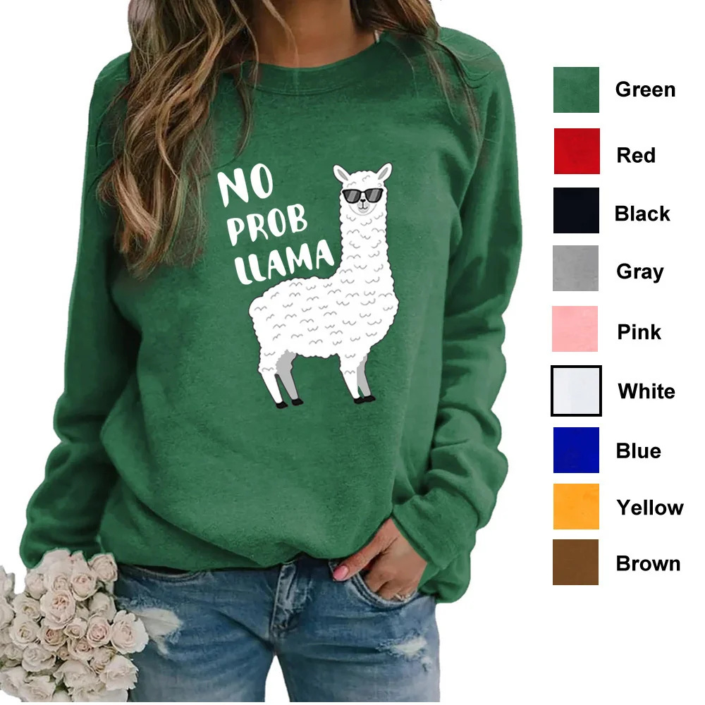 

Женский пуловер с круглым вырезом, свободного покроя