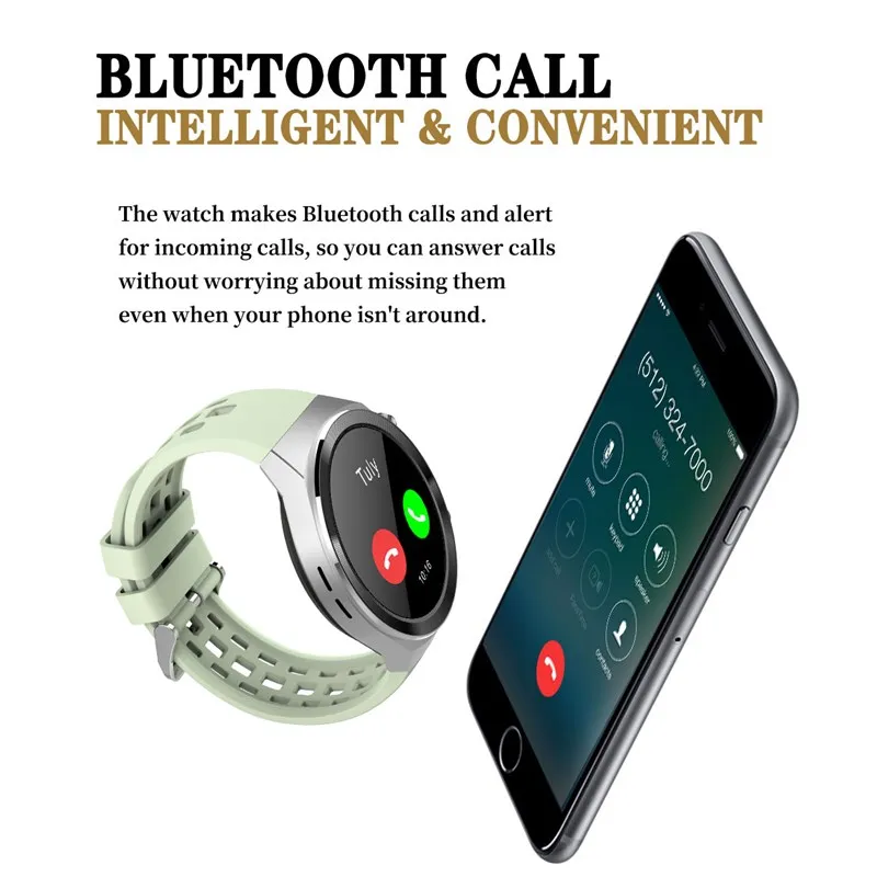 Смарт часы с Bluetooth IP67 водостойкие аккумулятором большой емкости деловой браслет