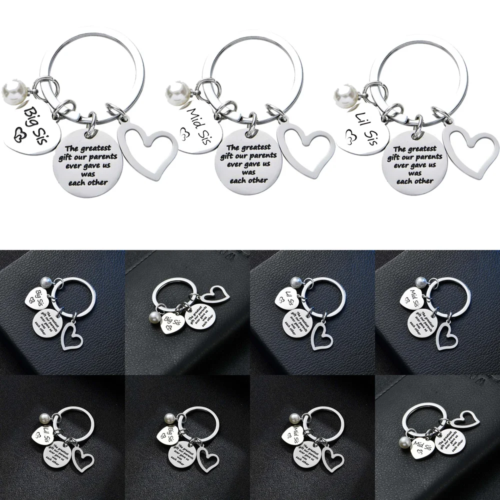 Брелоки из нержавеющей стали с большим бликом, отличный подарок для друзей