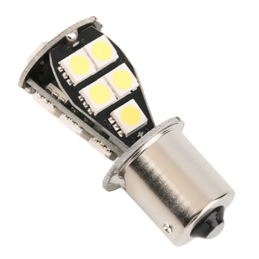 Комплект из 2 предметов Автомобильные фары парковка лампы 1156 BA15S 21W SMD 5050 Янтарный/белый CANBUS OBC без ошибок автомобиля светодиодный светильник лампы 12V