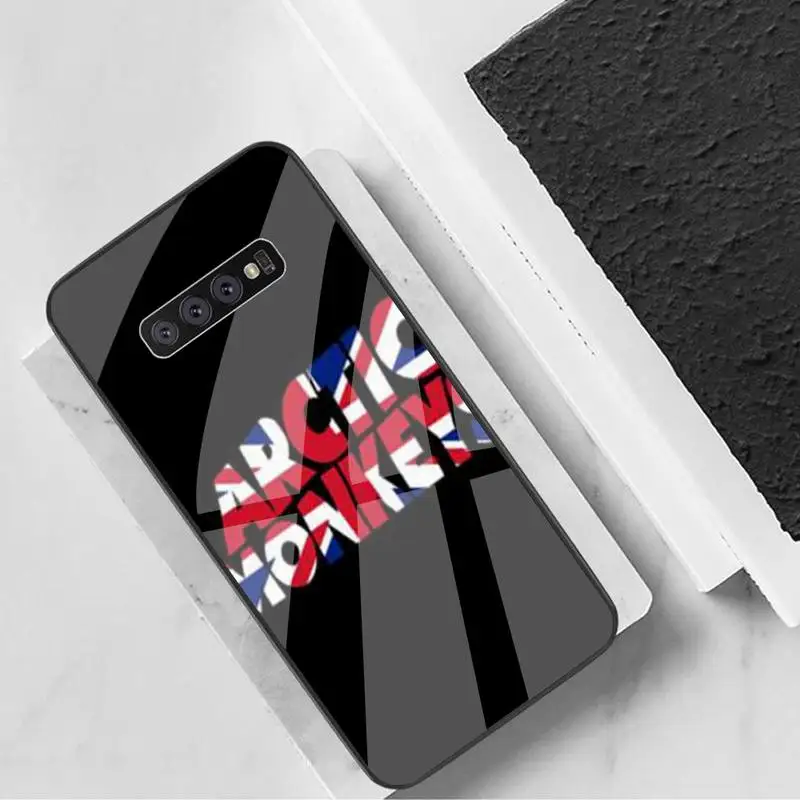 

ZFGHSHYQ Arctic Monkeys Cover Phone Case Tempered Glass For Samsung S6 7 8 9 10 20 Plus Ultra Note8 9 10 10pro