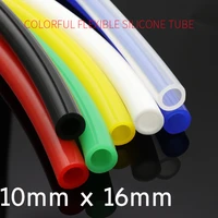 colorful flexible silicone tube id 10mm x 16mm od food grade non toxic drink water rubber hose milk beer soft pipe connector