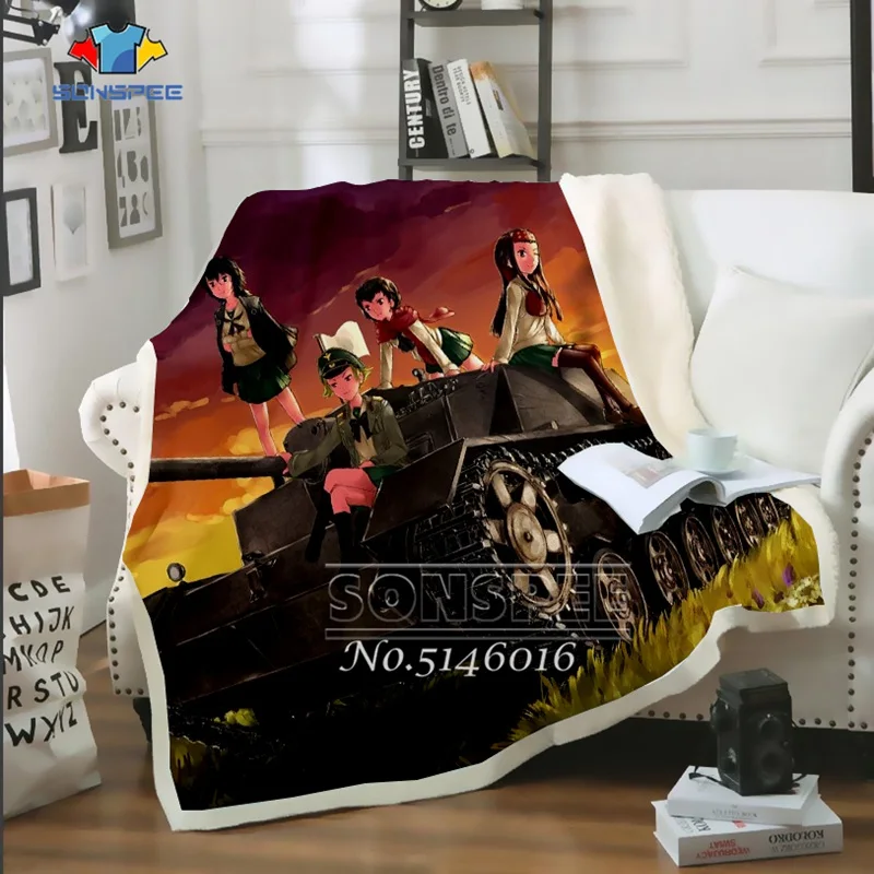 SONSPEE Аниме Девушки унд панзер 3D печать Харадзюку постельные принадлежности выход