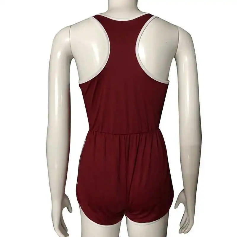 

Club Women Short Bodycon Bodysuit Sleeveless Casual Tights Jumpsuit Pants Romper