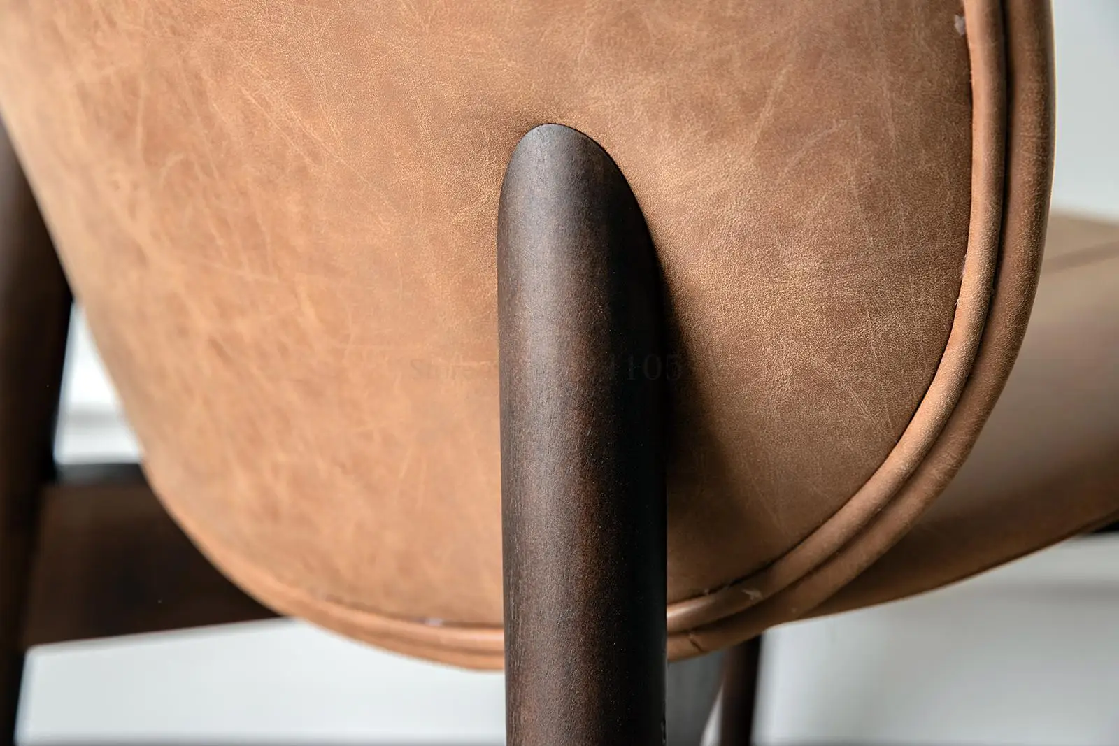 Импортная кожа Массив дерева Ткань Кожа Искусство северных Креативный дизайн