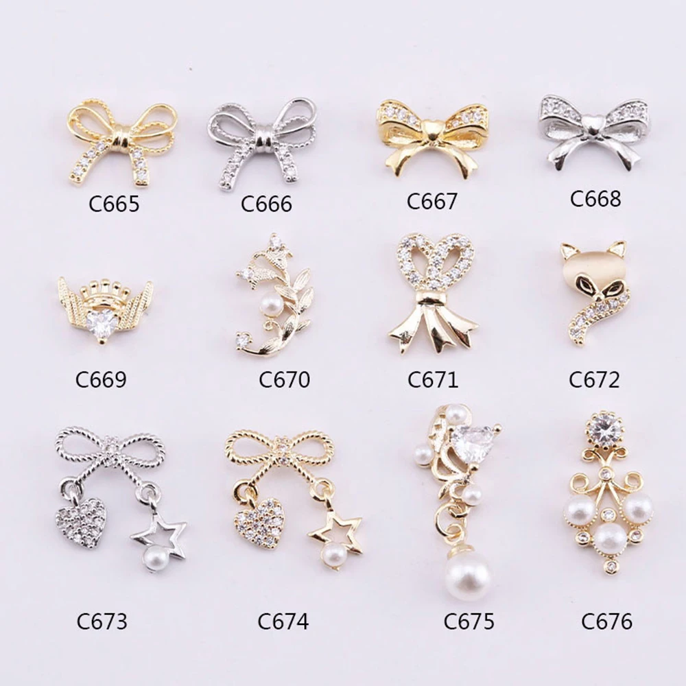 

Fashion New Nail Art Rhinestones Shiny Small Zircon Shell Stone Pendant 3D Nail Art Decoration Manicure Accessories