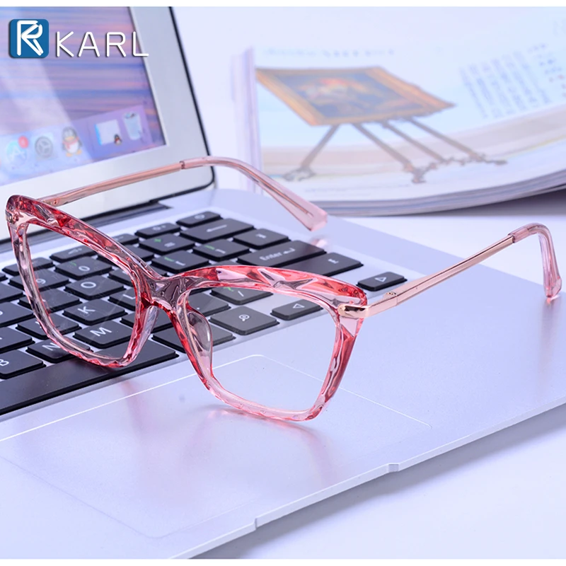 Очки в прозрачной оправе женские очки кошачий глаз оптическая оправа для очков