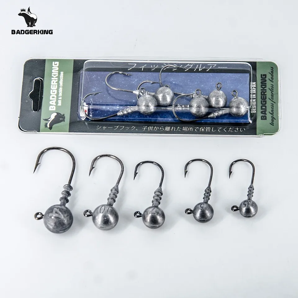 5 шт./лот Lead Jig Head бронзовых морских рыболовных крючков 3.5g 5g 7g 10g 14g рыболовные