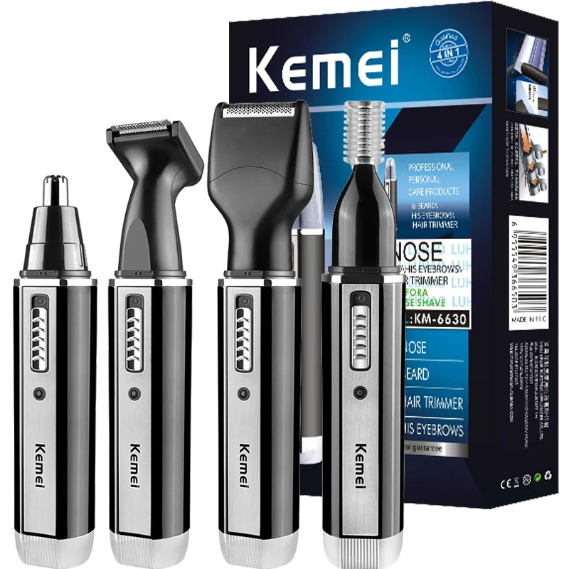 4in1 Rechargeable Nose Trimmer Beard Trimmer for Men Ear Eye
