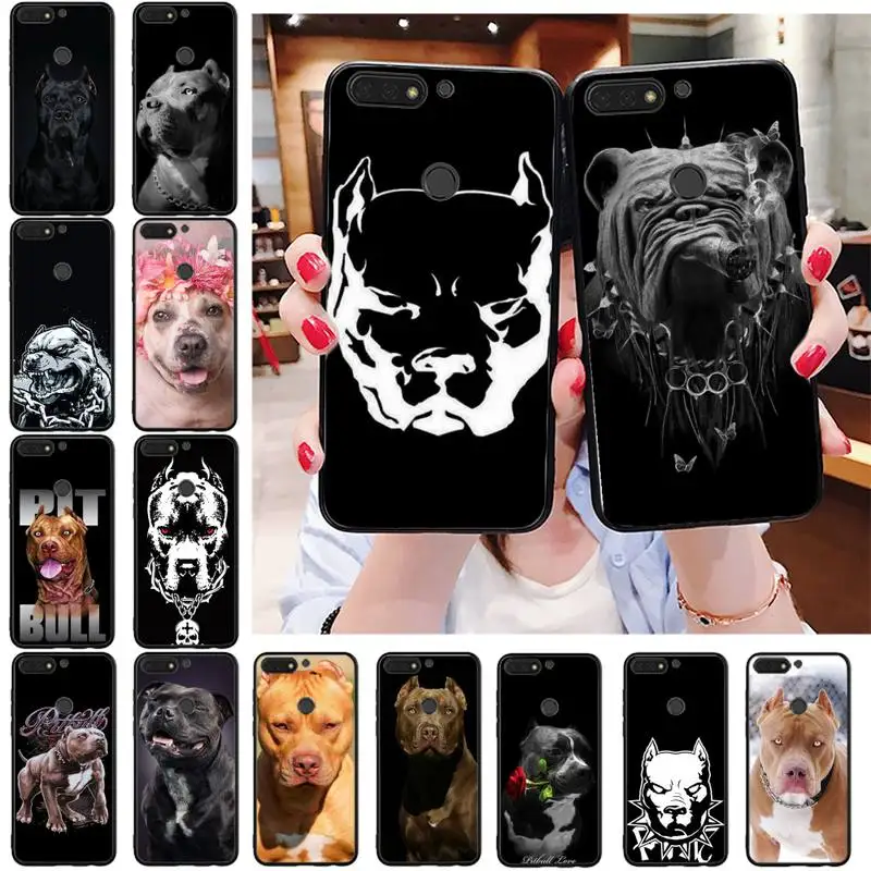 

Pit Bull Lovely Dog Pitbull Phone Case For Huawei Honor 5A 7A 7C 8A 8C 8X 9X 9XPro 9Lite 10 10i 10lite play 20 20lite Phone