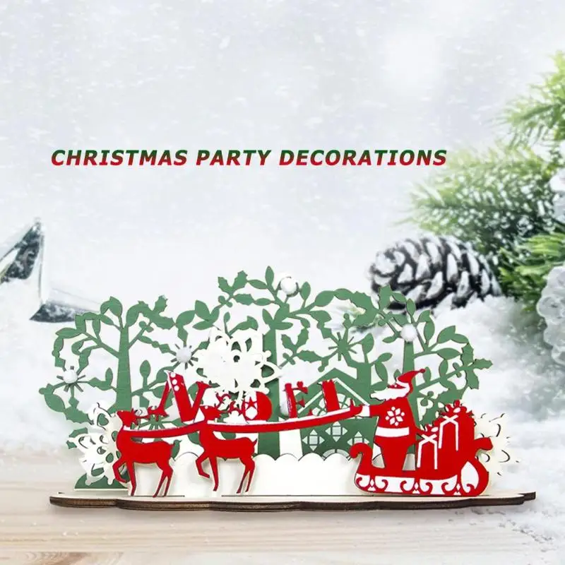 Рождественские поделки сращивания ремесла Санта Клаус Лось Ангел колесо