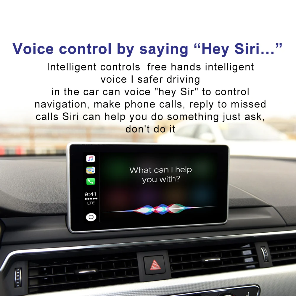 

Wireless Apple CarPlay and Android Auto integration interface for Audi A3 A4L A5 Q5 Q2 Q7 A1 Q3 A6 A7 A8 MMI 2G 3G 2005-2018