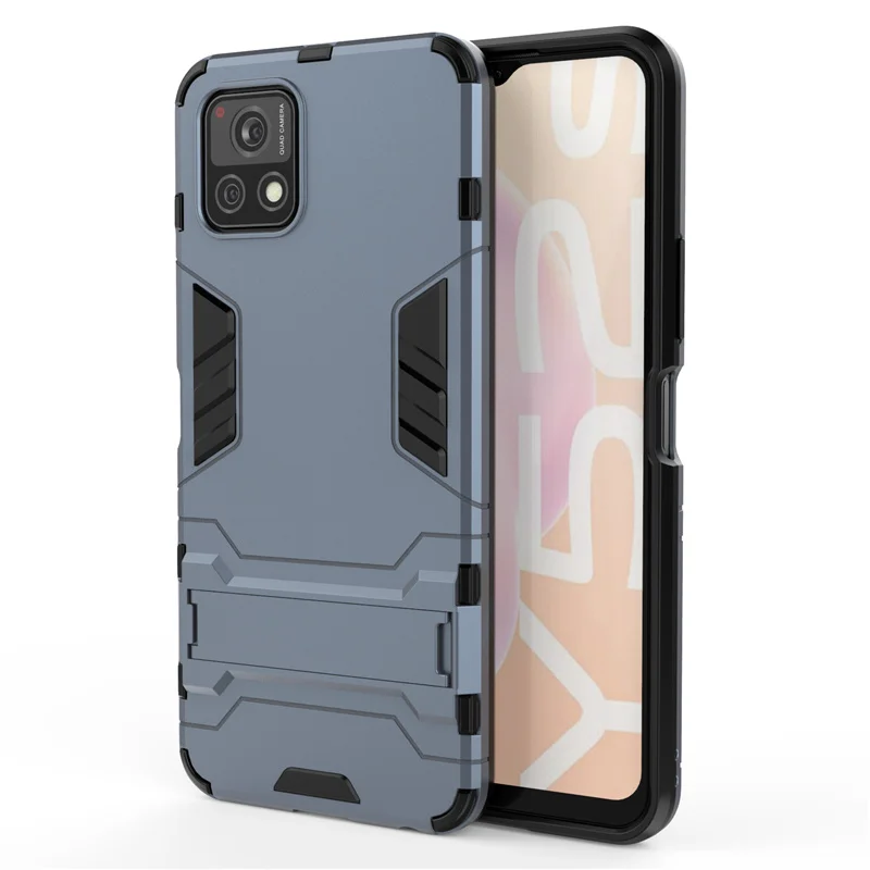 Phone Case For Vivo Y52S Case Shockproof Phone Back Hard Armor Bumper Stand Cover For Vivo Y52S Cover For Vivo Y52S Fundas 6.58