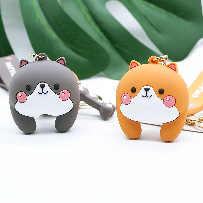 

Kawaii Cat-Back Keychains Cat Butt Shaped Key Chain for Women Men kids Birthday Gift Funny Cat Bottom Keyrings Cat Key Ring LO23