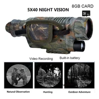 p15s digital night vision dvr camera with 8gb card ultra low light ir night vision monocular built in battery chargeable