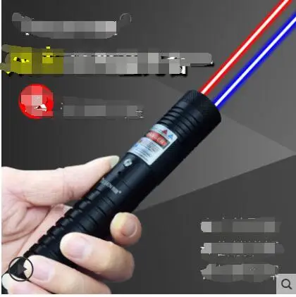 

HOT! Powerful 10000m Green blue red Laser Pointers 2-in-1 4 Modes POWER 532nm laser pen flashlight Long range wang lazer camping