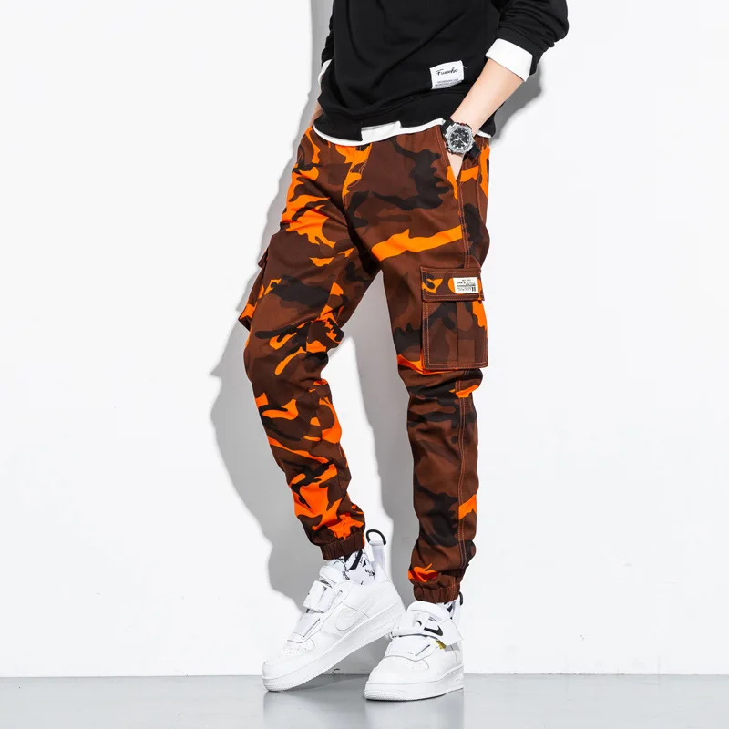 

Camouflage Overalls Men's Casual Pants Men's 2021 Spring And Autumn Models Small Feet Nine-point Pants Men's Loose Korean Casual