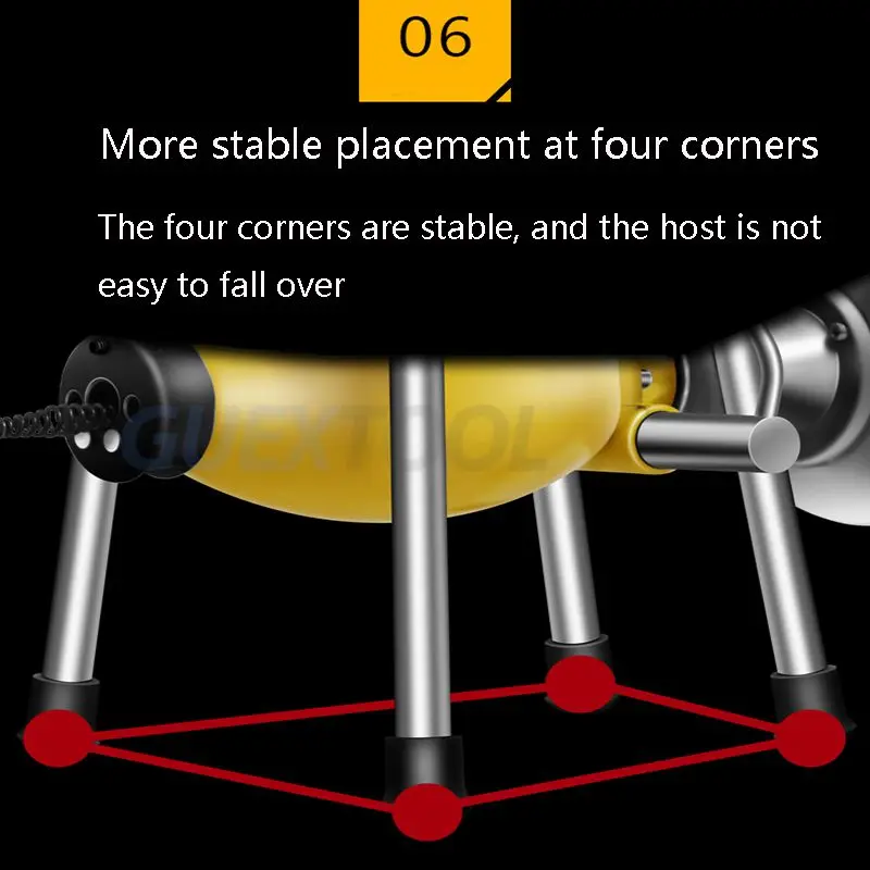 1500 Вт GQ-180 электрическая машина для выемки труб канализационный земснаряд