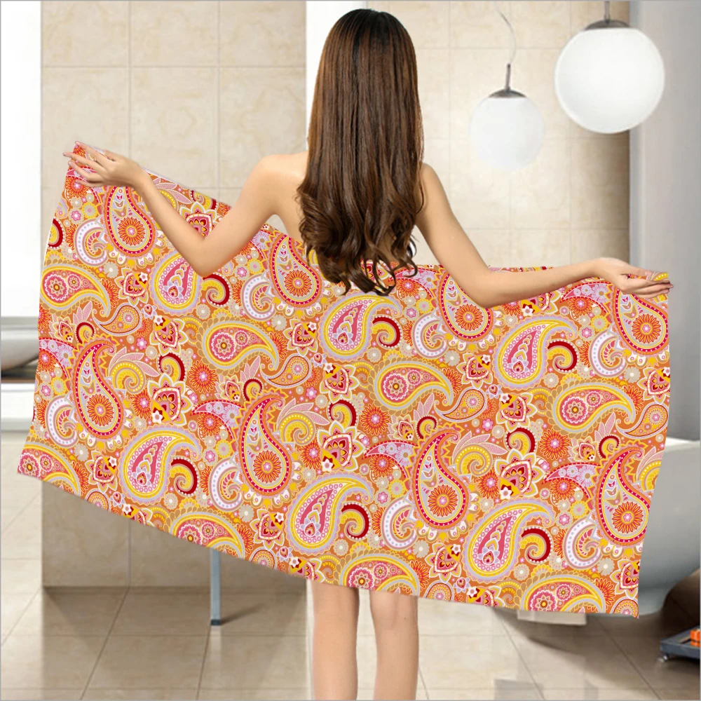 Полотенце-пончо для взрослых в турецком стиле |