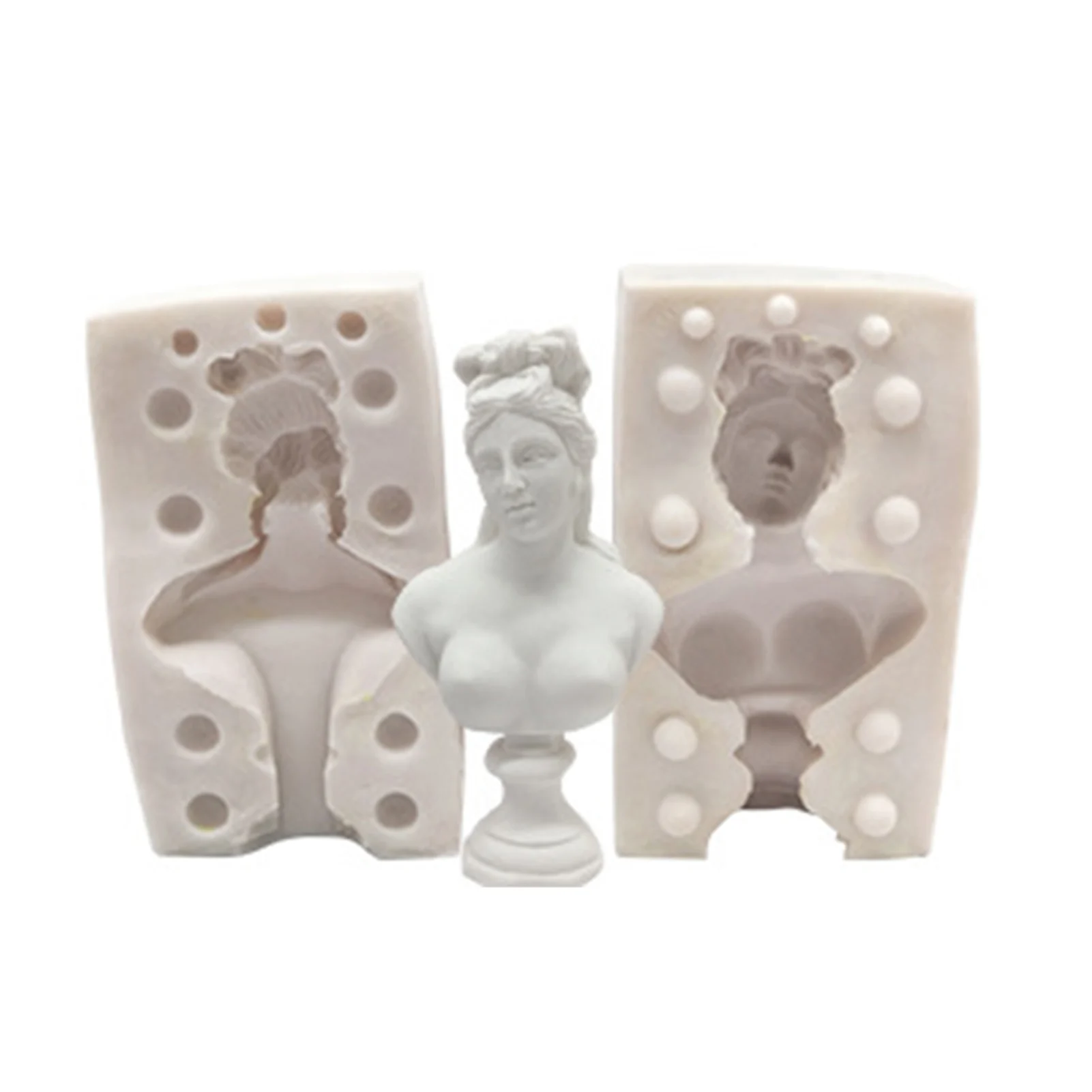 Форма для груди 3D пластырь силиконовая форма мыла статуи венерины из смолы 6 форм