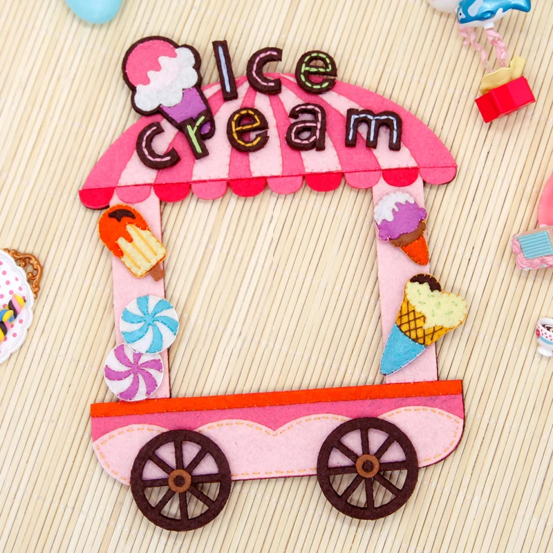 Швейного искусства переключатель Стикеры фетровые украшения стены Дети салон