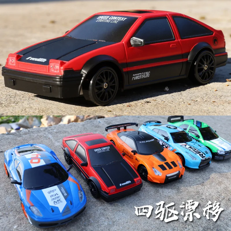 Фото Гоночный автомобиль GTR AE86 2 4 ГГц 4WD быстрый Дрифт гоночный с дистанционным Гоночный автомобиль GTR AE86 2 4 ГГц 4WD быстрый Дрифт гоночный с дистанционным