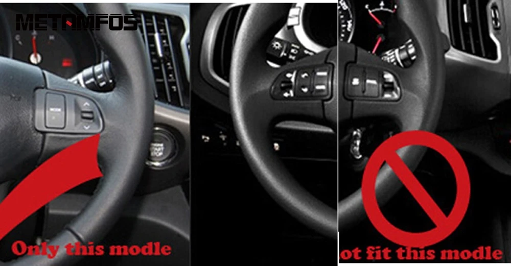 Для Kia Sportage R 2010 2011 2012 2013 2014 хромированный чехол на руль отделка Литье Украшение