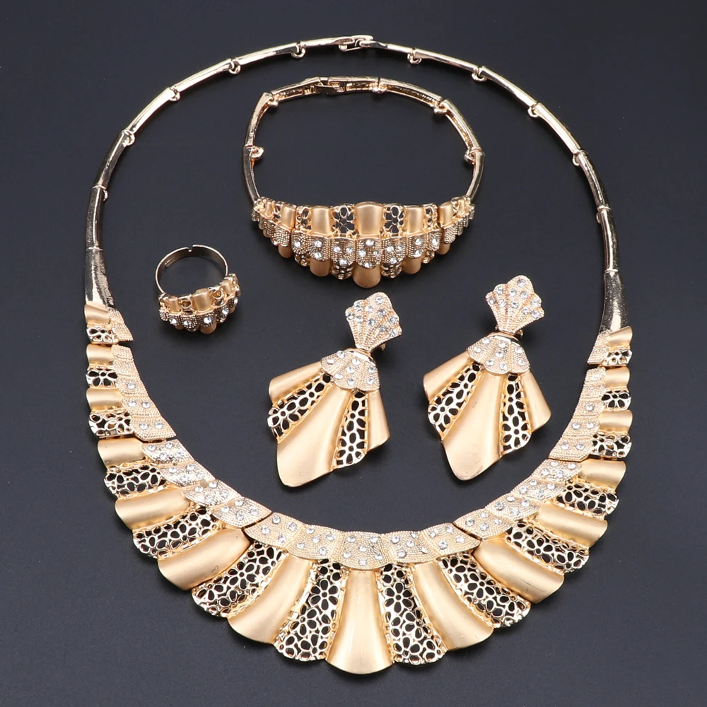 CYNTHIA африканские Ювелирные наборы Дубай золотой цвет нигерийские Оптовая