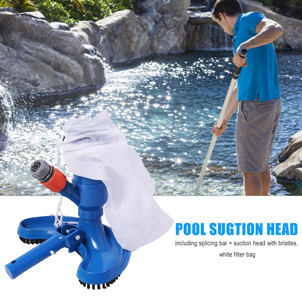 

Swimming Pool Vacuum Cleaner Cleaning Disinfect Tool Semicircular Suction Head Pond Fountain Spa Pool Vacuum Cleaner Brush