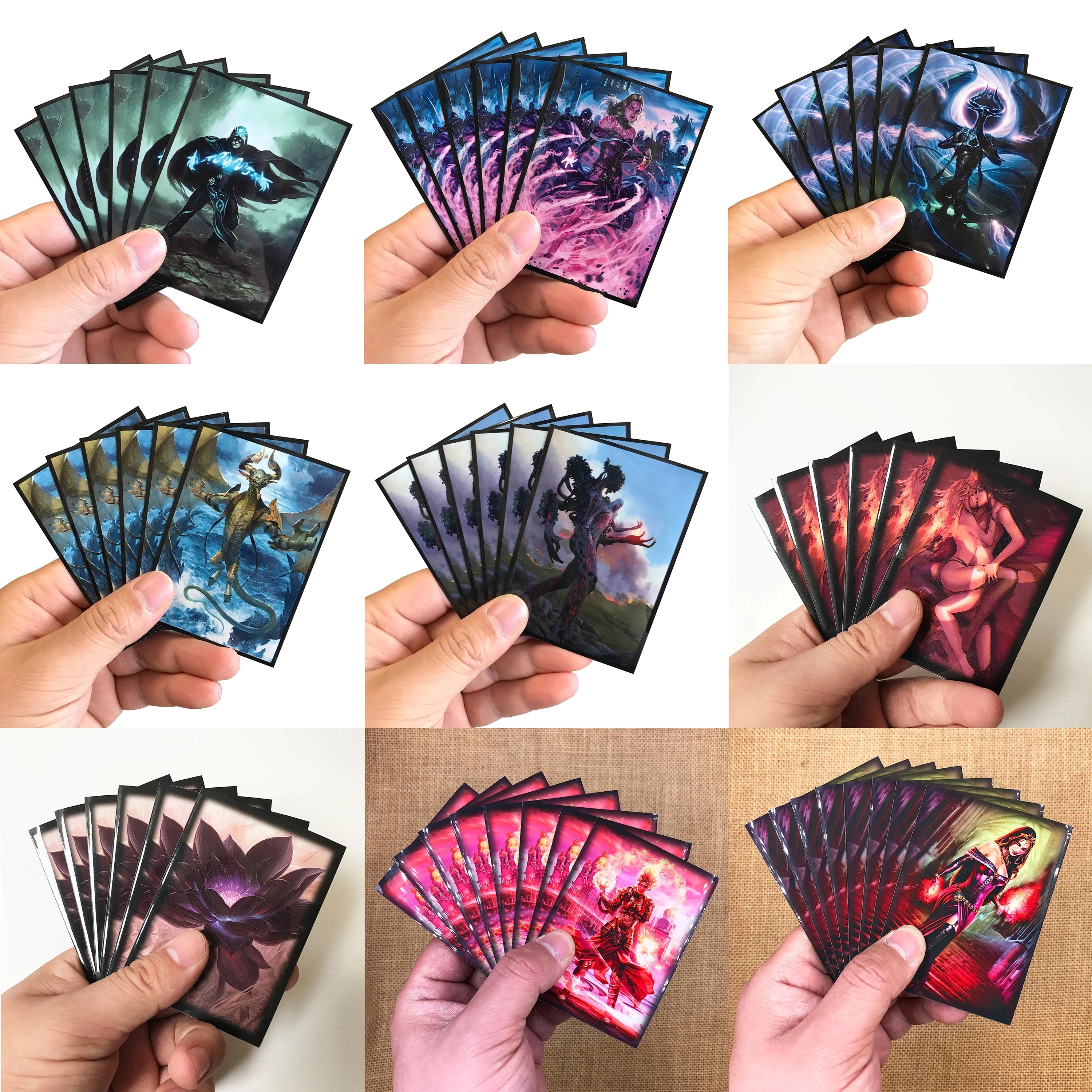 120 шт./пакет Chandra аниме-открытки Cover Protector Sleeve для торговых карт карты TCG Shield Magic