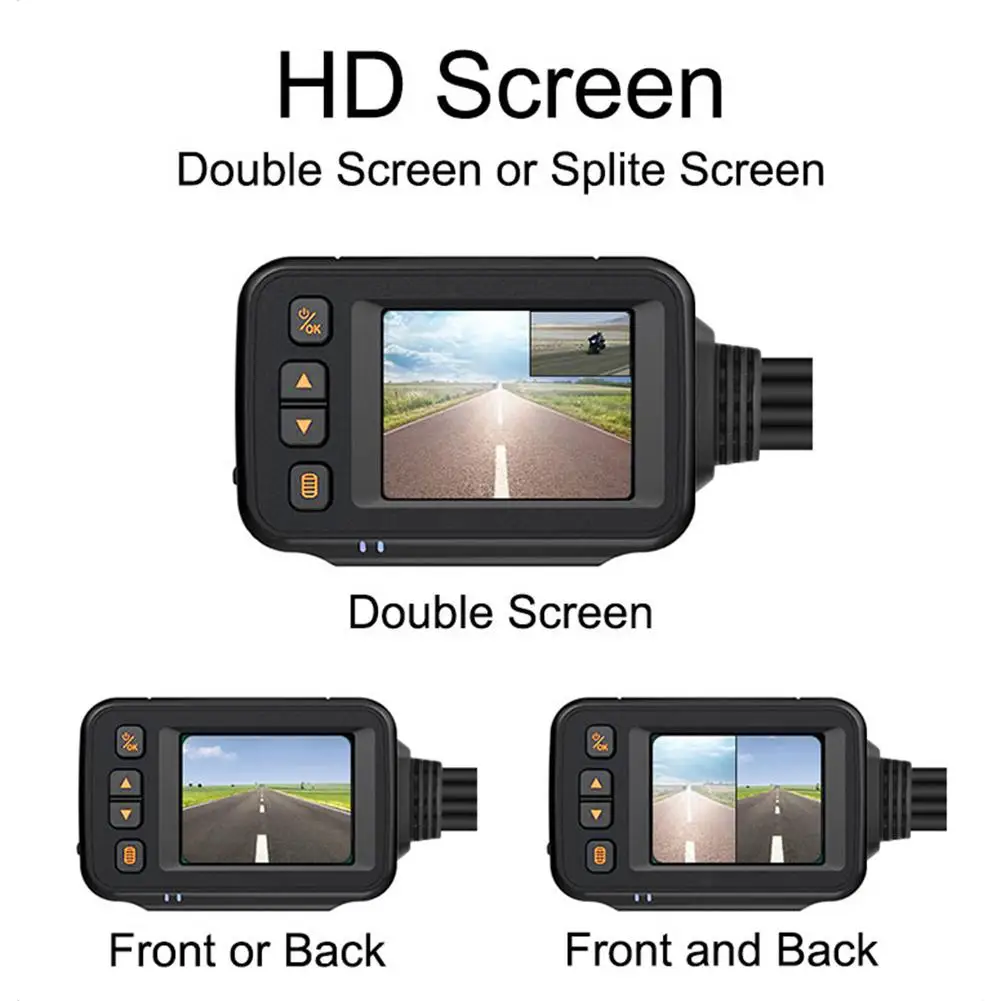 Цена Видеорегистратор для мотоцикла, водонепроницаемый, Wifi, GPS, 1080P, IP67