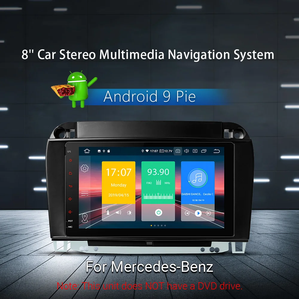 XTRONS 8 &quotAndroid 9 0 автомобильный Радио плеер GPS для Mercedes Benz S-Class W220 S280 S320 S350 S400 S430 S500
