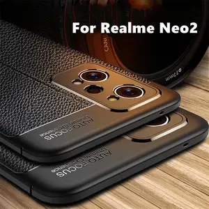 For Realme GT Neo2 Cover Case For Realme GT Neo 2 Cover Fundas
Shockproof TPU Soft Leather Phone Coque For Realme GT Neo2