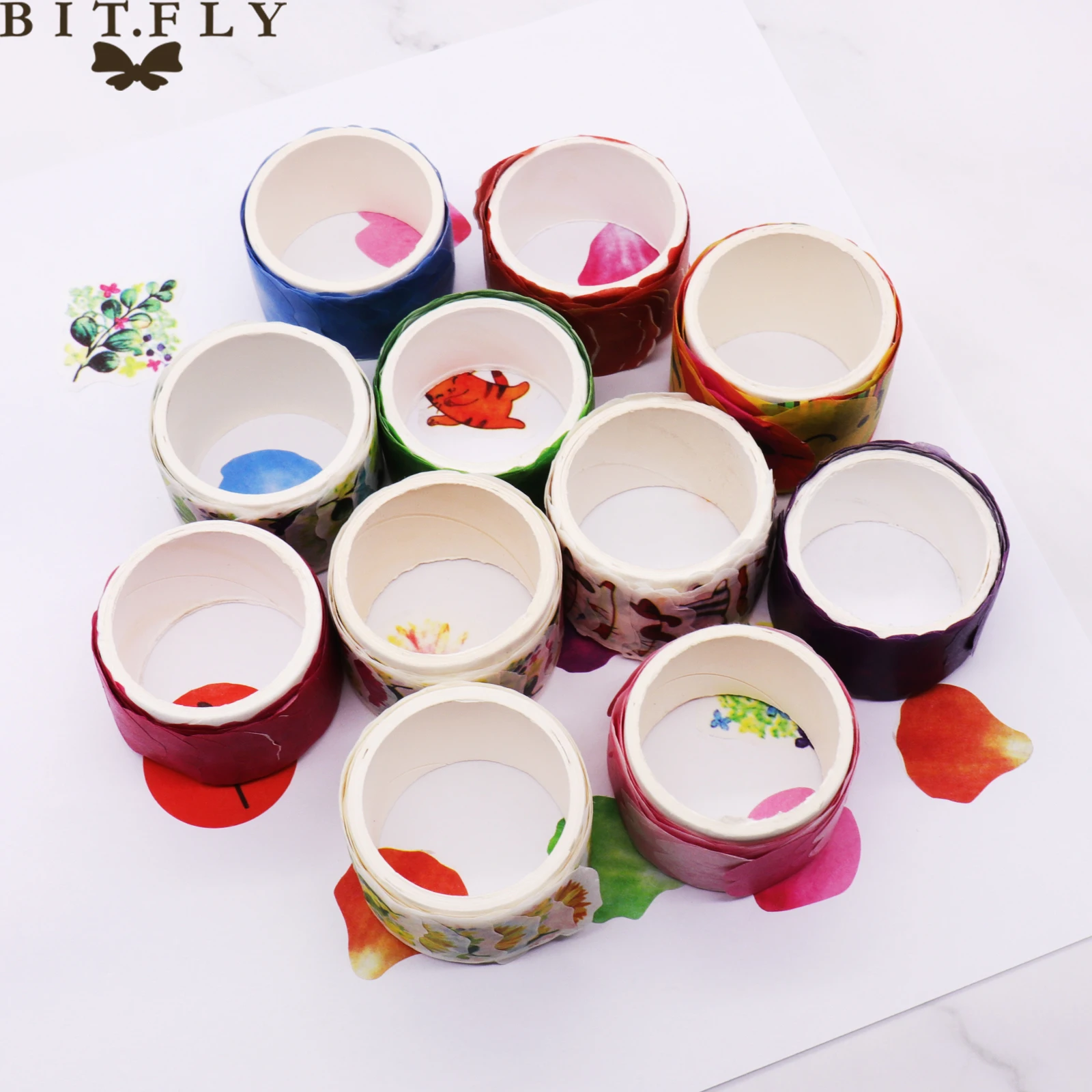 Декоративные лепестки цветов Васи клейкая лента с ароматом Сакура для