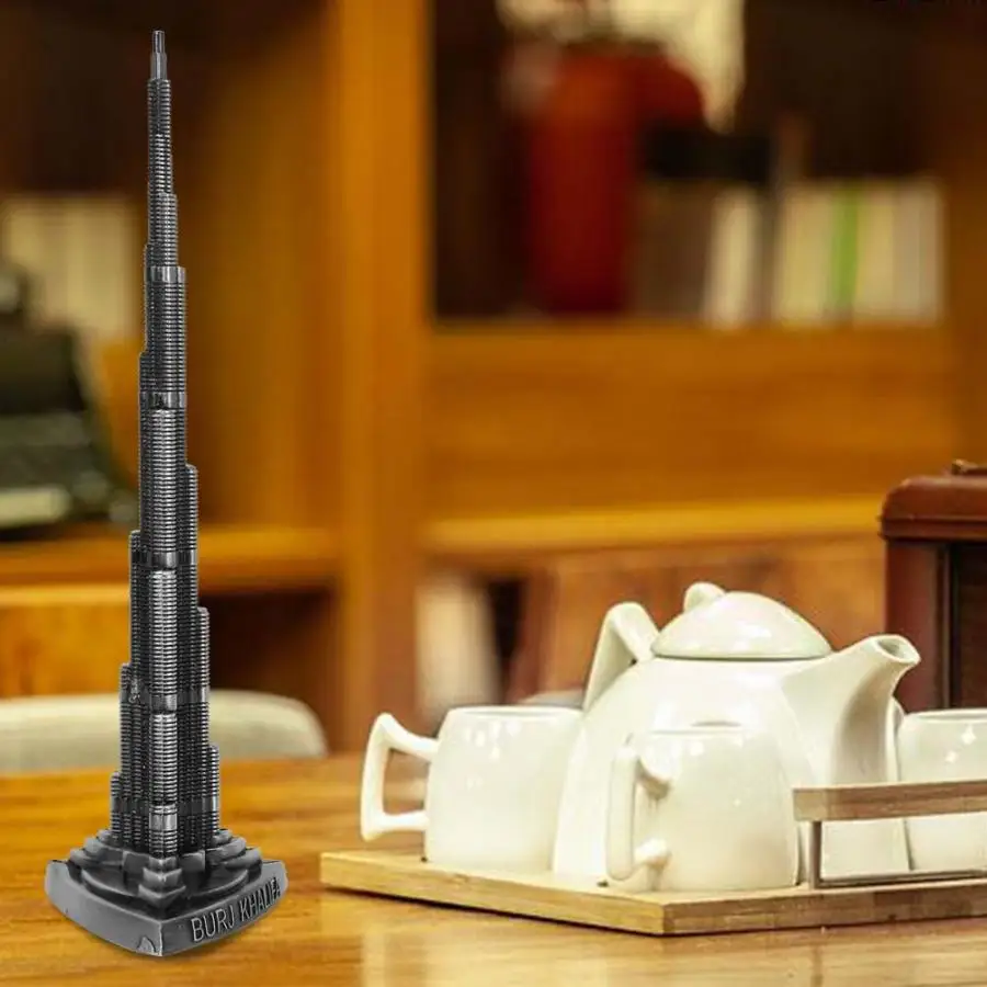 Миниатюрная башня Burj Khalifa модель из сплава миниатюрная Дубая искусство ремесло
