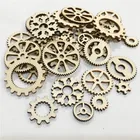 50 шт., деревянная Шестерня для перьев