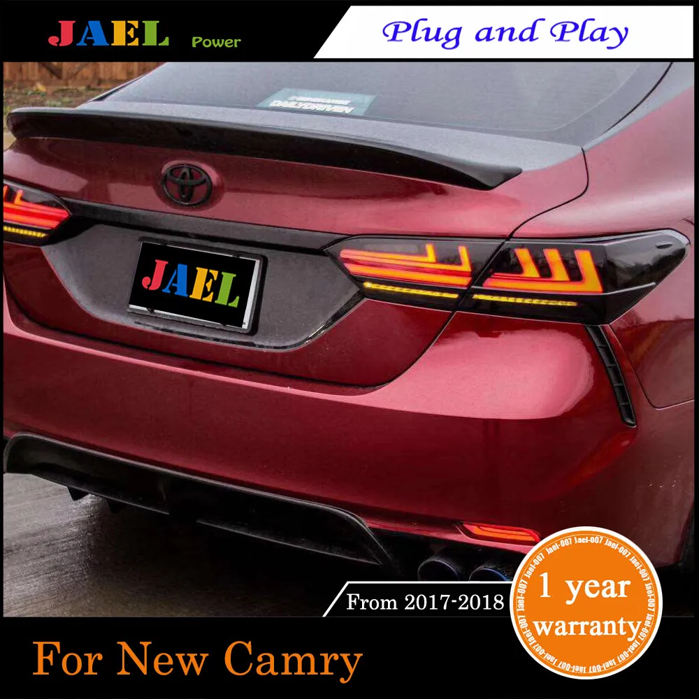 

JAEL New Taillight Case for New Camry 2017 2018 taillight Tail Lamp Rear Lamp