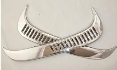 

Для Toyota FJ80 4500 Land Cruiser Side tuyere ABS Авто серебряное покрытие модифицированный tuyere