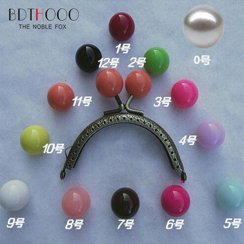 10 шт./лот 8 5 см круглая металлическая рамка для кошелька ручка сумок клатчей