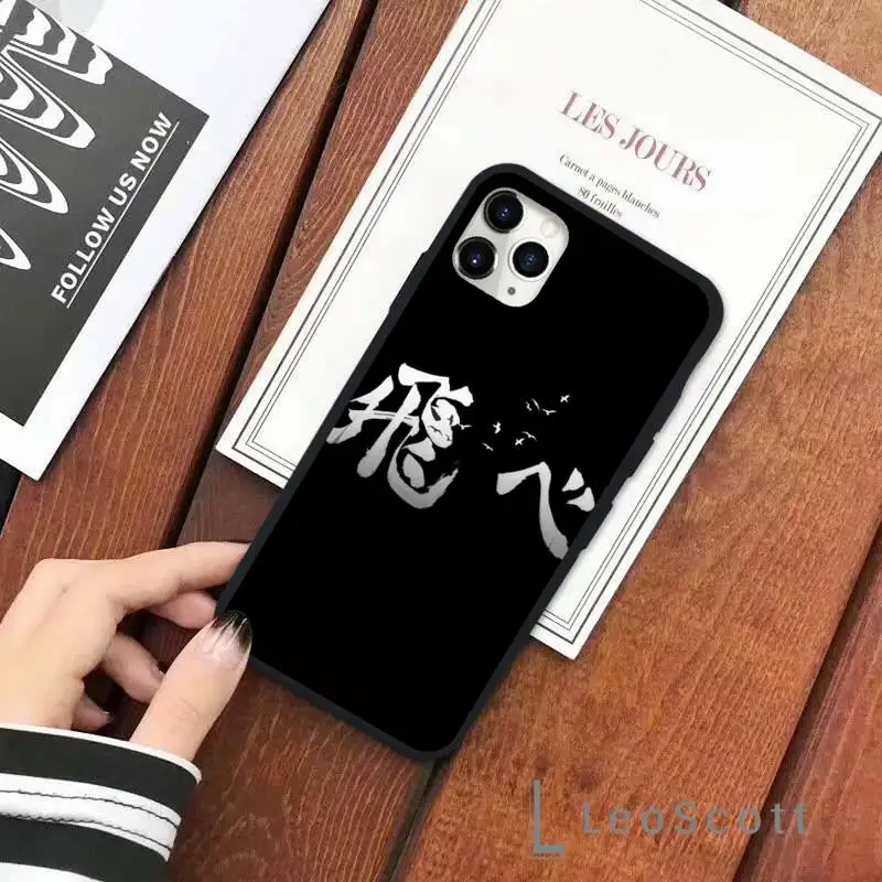 

Hot Anime Volleyball Haikyuu Phone Case for iPhone 11 12 mini pro XS MAX 8 7 6 6S Plus X 5S SE 2020 XR