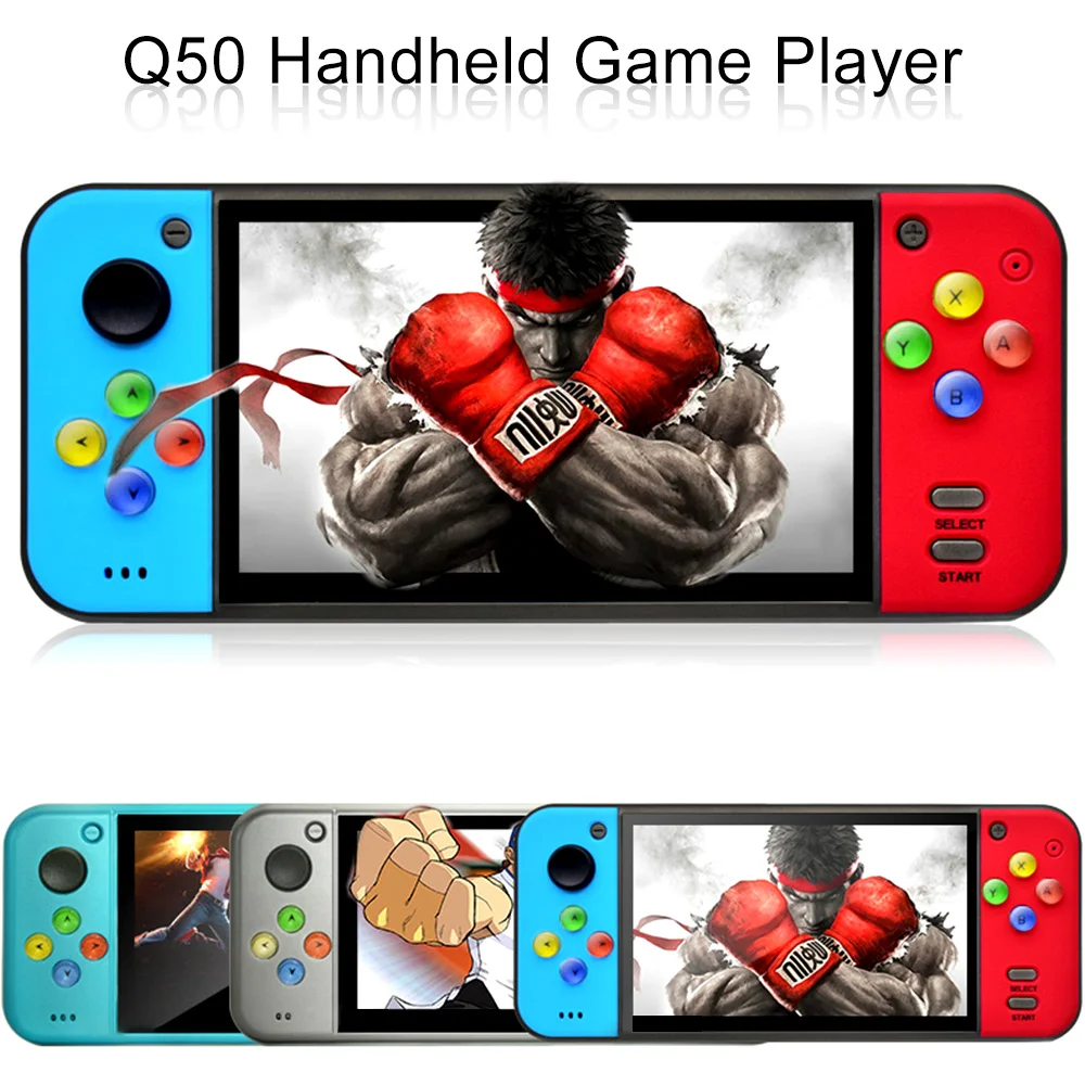 

5 Inch Handheld Game Console 8Gb 3000 Retro Games Player Support MP4 Video Music Ebook Hd TV Out Gaming consoles Kids Gifts