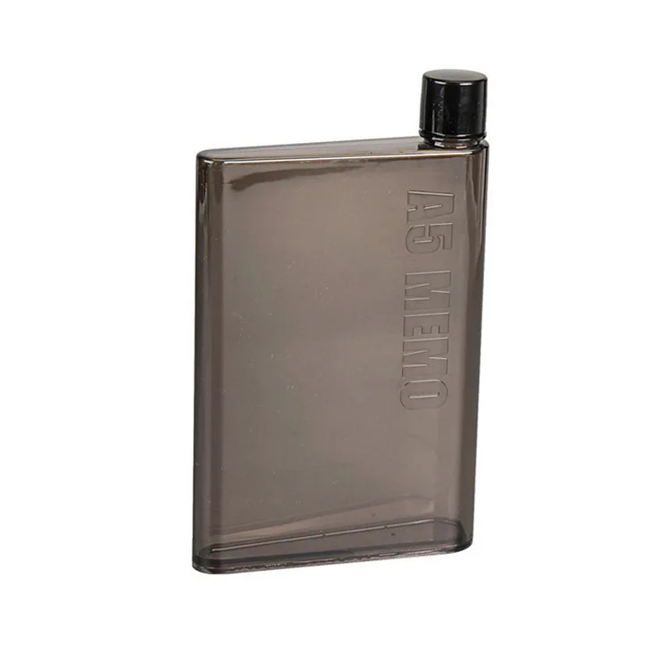 Пластиковая бутылка для воды в форме А5 плотная фляжка питьевой портативная